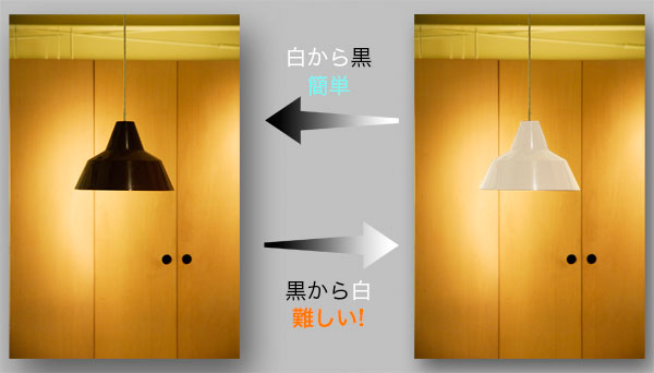 これならできる 黒 から 白 への色変換 Photoshop 色調補正ゼミナール Shuffle By Commercial Photo