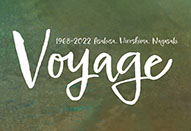 北千住BUoYで4月3日から開催される、プリントメディアアーティスト箱守夏子の個展「Voyage」の公式図録が部数限定で発売！
